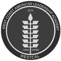 WEST COAST AMERICAN LEADERSHIP ACADEMY, WESTCAL, 2015, CARPE VERITAS logo