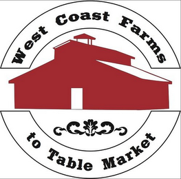 WEST COAST FARMS TO TABLE MARKET logo
