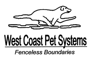 WEST COAST PET SYSTEMS FENCELESS BOUNDARIES logo