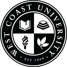 WEST COAST UNIVERSITY. EST.1909 logo