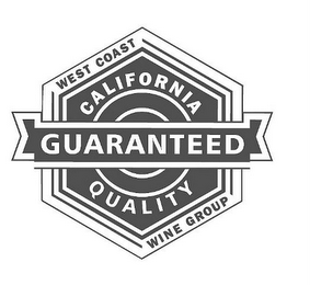 WEST COAST WINE GROUP CALIFORNIA QUALITY GUARANTEED logo