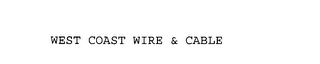 WEST COAST WIRE & CABLE logo