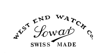 WEST END WATCH CO. SOWAR logo