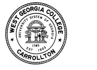 WEST GEORGIA COLLEGE CARROLLTON UNIVERSITY SYSTEM OF GEORGIA EST. 1933 logo