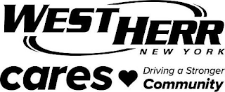 WEST HERR NEW YORK CARES DRIVING A STRONGER COMMUNITY logo