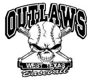 WEST TEXAS OUTLAWS BASEBALL logo