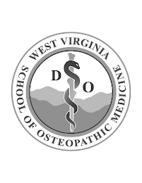 WEST VIRGINIA SCHOOL OF OSTEOPATHIC MEDICINE D O logo