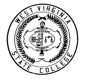 WEST VIRGINIA STATE COLLEGE VERITAS LUX MUNDI ESTABLISHED 1891 logo