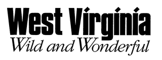 WEST VIRGINIA WILD AND WONDERFUL logo