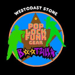 WESTCOAST STONE POP LOCK FUNK GEAR BOOTZILLA logo