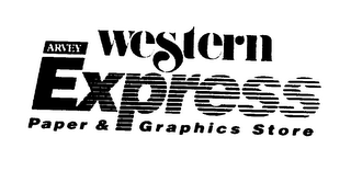 WESTERN ARVEY EXPRESS PAPER & GRAPHICS STORE logo