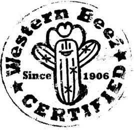 WESTERN BEEF CERTIFIED SINCE 1906 logo