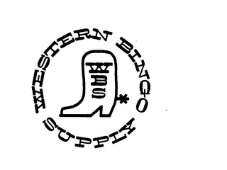 WESTERN BINGO SUPPLY WBS logo