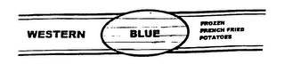 WESTERN BLUE FROZEN FRENCH FRIED POTATOES logo