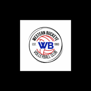 WESTERN BUCKEYE WB VOLLEYBALL CLUB  EST. 1993 logo