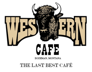 WESTERN CAFE BOZEMAN, MONTANA THE LAST BEST CAFÉ logo