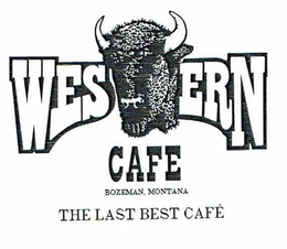 WESTERN CAFE BOZEMAN, MONTANA THE LAST BEST CAFÉ logo