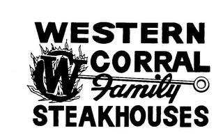 WESTERN CORRAL FAMILY STEAKHOUSES W logo