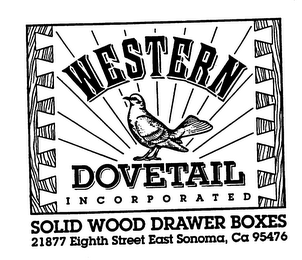 WESTERN DOVETAIL INCORPORATED SOLID WOOD DRAWER BOXES logo