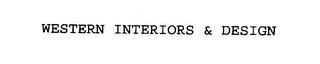 WESTERN INTERIORS & DESIGN logo
