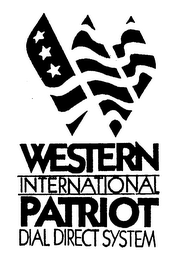 WESTERN INTERNATIONAL PATRIOT DIAL DIRECT SYSTEM W logo