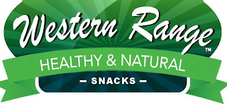WESTERN RANGE HEALTHY & NATURAL SNACKS logo