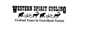 WESTERN SPIRIT CYCLING CIVILIZED TOURS IN UNCIVILIZED TERRAIN logo