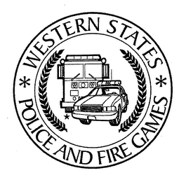 WESTERN STATES POLICE AND FIRE GAMES logo