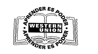 WESTERN UNION APRENDER ES PODER logo