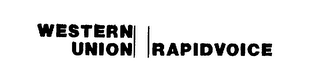 WESTERN UNION RAPIDVOICE logo