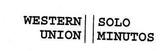 WESTERN UNION SOLO MINUTOS logo