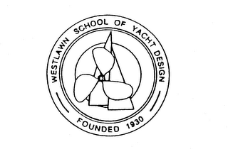 WESTLAWN SCHOOL OF YACHT DESIGN FOUNDED 1930 logo