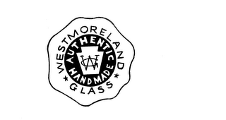 WESTMORELAND GLASS AUTHENTIC HANDMADE logo