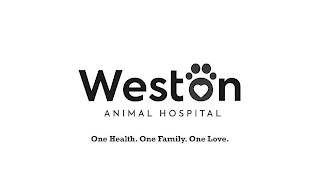 WESTON ANIMAL HOSPITAL ONE HEALTH. ONE FAMILY. ONE LOVE. logo