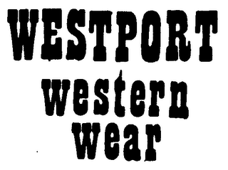 WESTPORT WESTERN WEAR logo