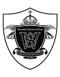 WESTSIDE CHURCH OF GOD WS EQUIPPING BELIEVERS FOR DIVINE DEPLOYMENT EST. 1946 logo