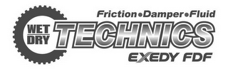 WET DRY TECHNICS FRICTION DAMPER FLUID EXEDY FDF logo