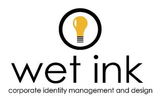 WET INK CORPORATE IDENTITY MANAGEMENT AND DESIGN logo