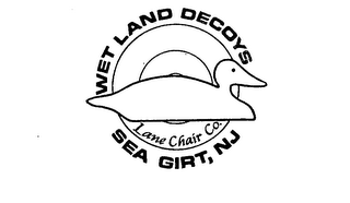 WET LAND DECOYS SEA GIRT,NJ LANE CHAIR CO. logo