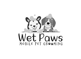 WET PAWS MOBILE PET GROOMING logo