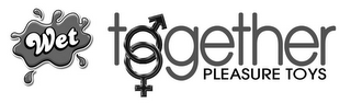 WET TOGETHER PLEASURE TOYS logo