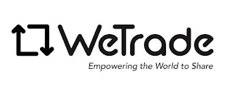 WETRADE EMPOWERING THE WORLD TO SHARE logo