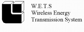 WETS WIRELESS ENERGY TRANSMISSION SYSTEM logo