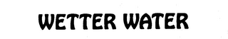 WETTER WATER logo