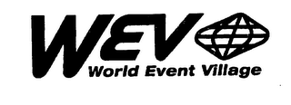 WEV WORLD EVENT VILLAGE logo