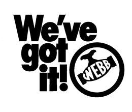 WE'VE GOT IT! WEBB logo