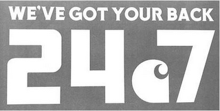 WE'VE GOT YOUR BACK 24C7 logo