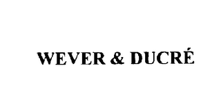 WEVER & DUCRE logo