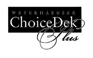 WEYERHAEUSER CHOICEDEK PLUS logo