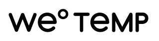 WEº TEMP logo